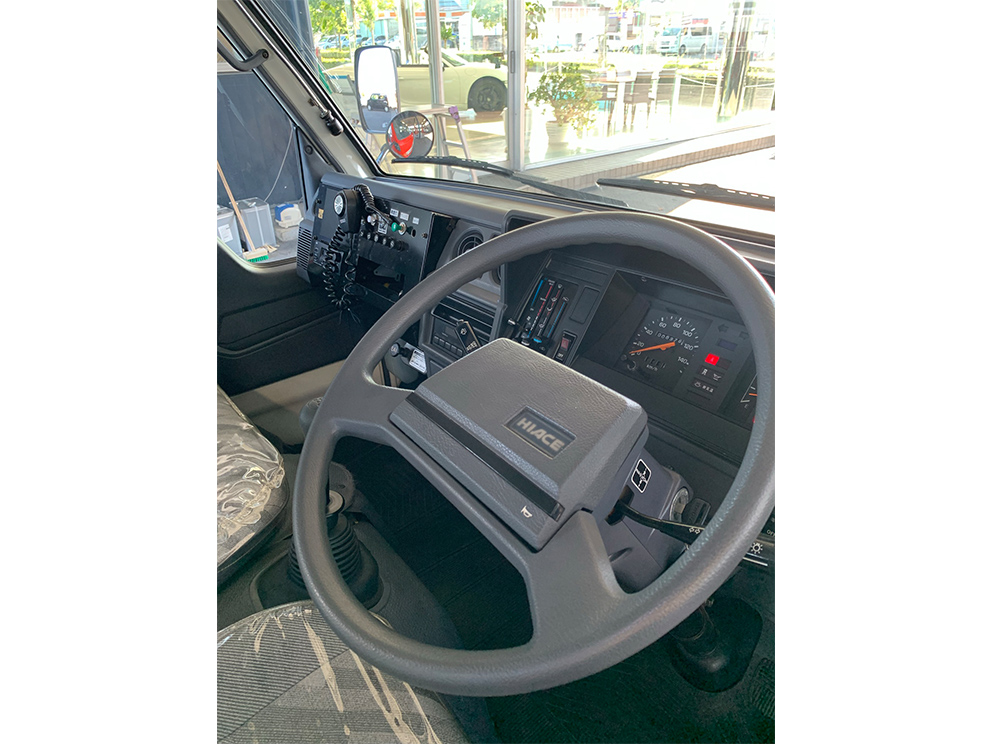 Interior of the purchased vehicle